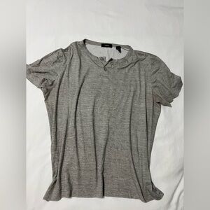 Theory Heather Gray Short Sleeve Tee